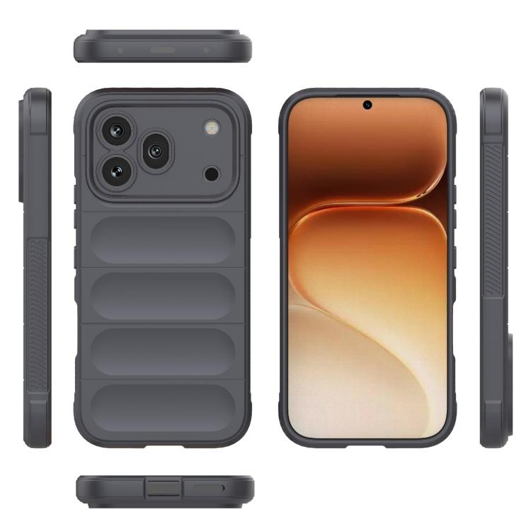 For Honor 600 Pro Global Magic Shield TPU + Flannel Phone Case