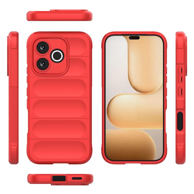 For Honor 600 Lite 5G Global Magic Shield TPU + Flannel Phone Case