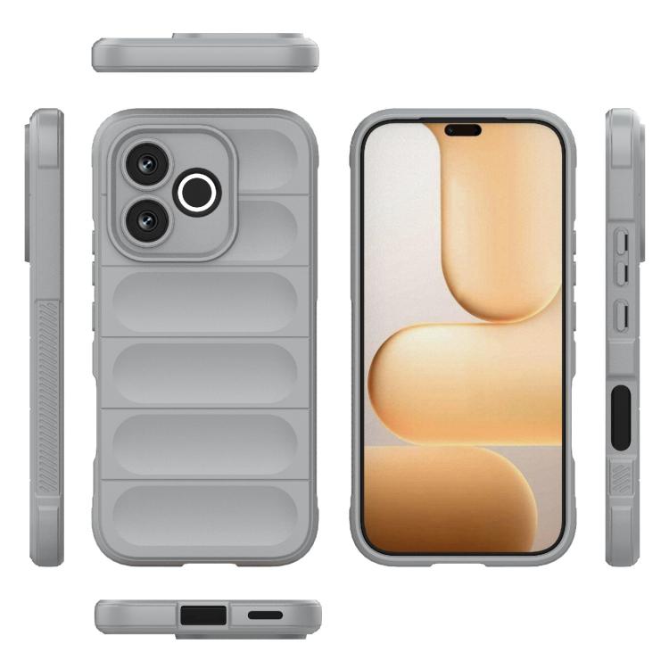 For Honor 600 Lite 5G Global Magic Shield TPU + Flannel Phone Case