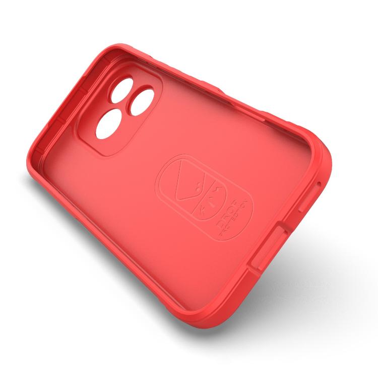 For Honor 600 Lite 5G Global Magic Shield TPU + Flannel Phone Case