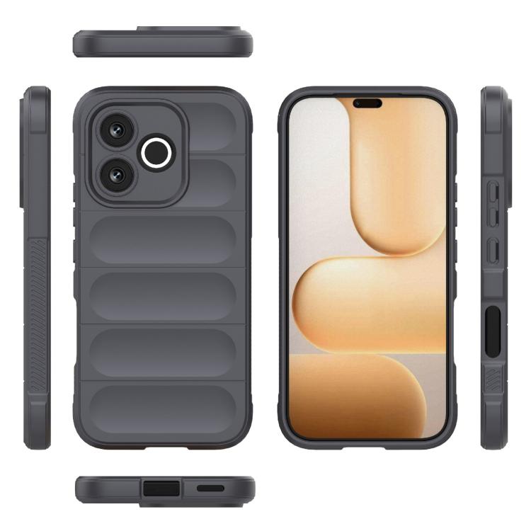For Honor 600 Lite 5G Global Magic Shield TPU + Flannel Phone Case