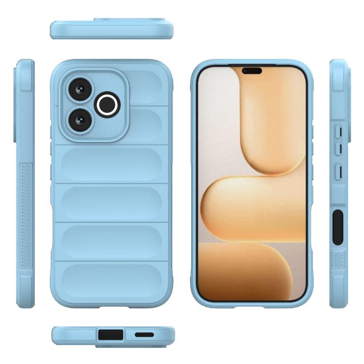 For Honor 600 Lite 5G Global Magic Shield TPU + Flannel Phone Case
