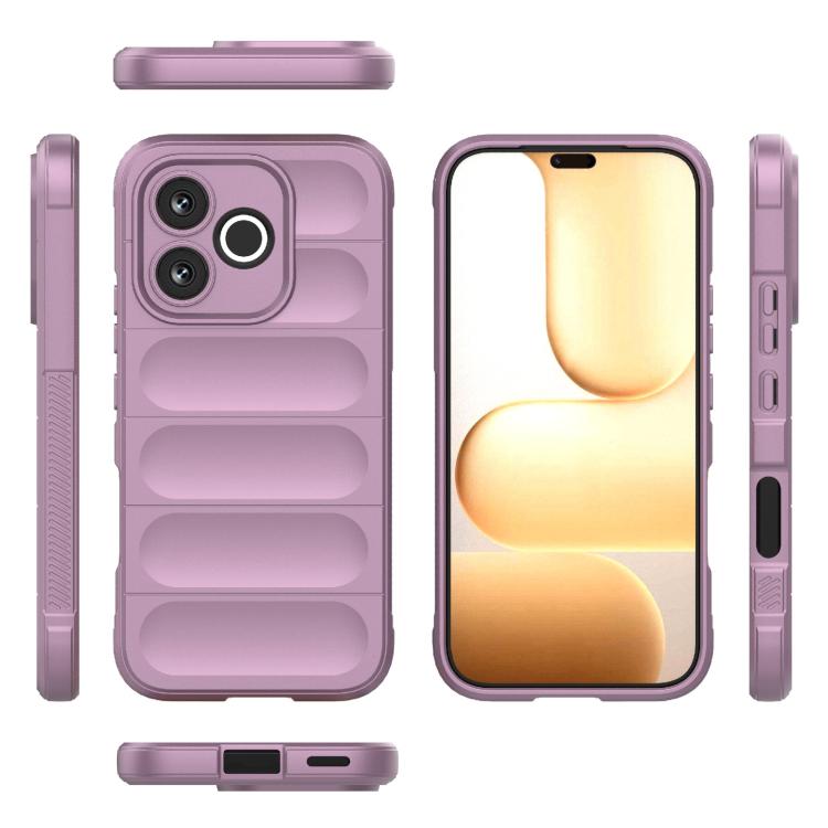 For Honor 600 Lite 5G Global Magic Shield TPU + Flannel Phone Case