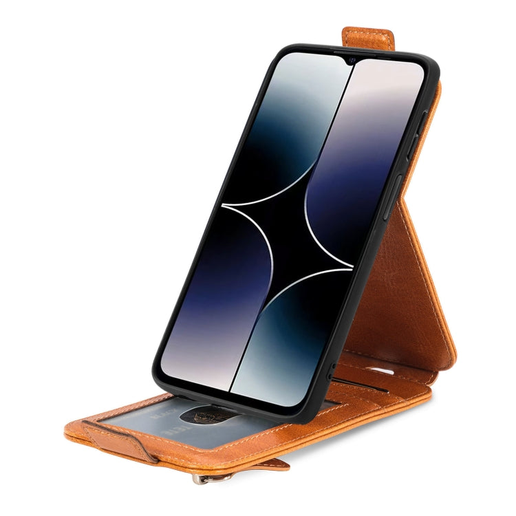 For Ulefone Note 16 Pro Zipper Wallet Vertical Flip Leather Phone Case