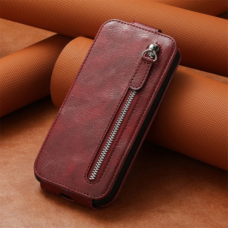 For Ulefone Note 16 Pro Zipper Wallet Vertical Flip Leather Phone Case