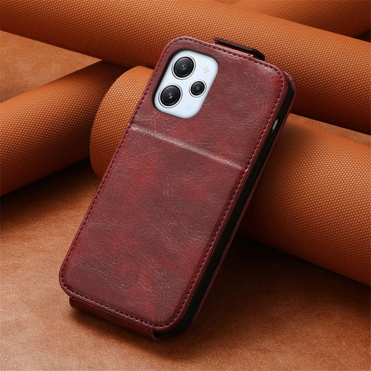 For Xiaomi Redmi 12 Zipper Wallet Vertical Flip Leather Phone Case