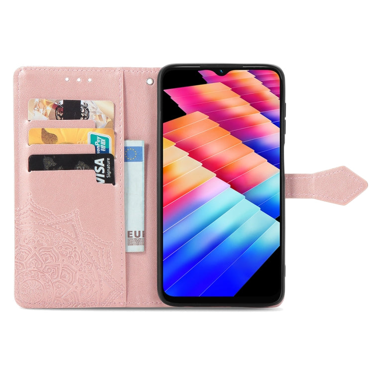 For Infinix Hot 30i Mandala Flower Embossed Leather Phone Case