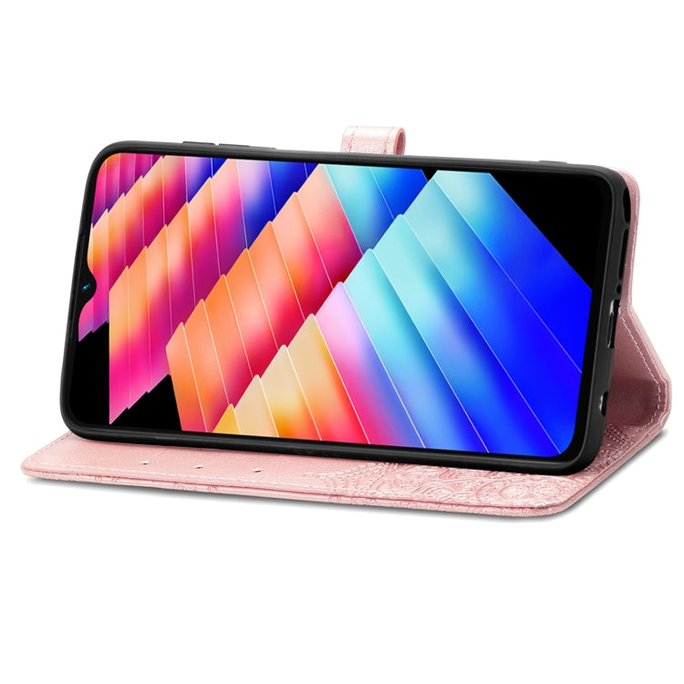 For Infinix Hot 30i Mandala Flower Embossed Leather Phone Case