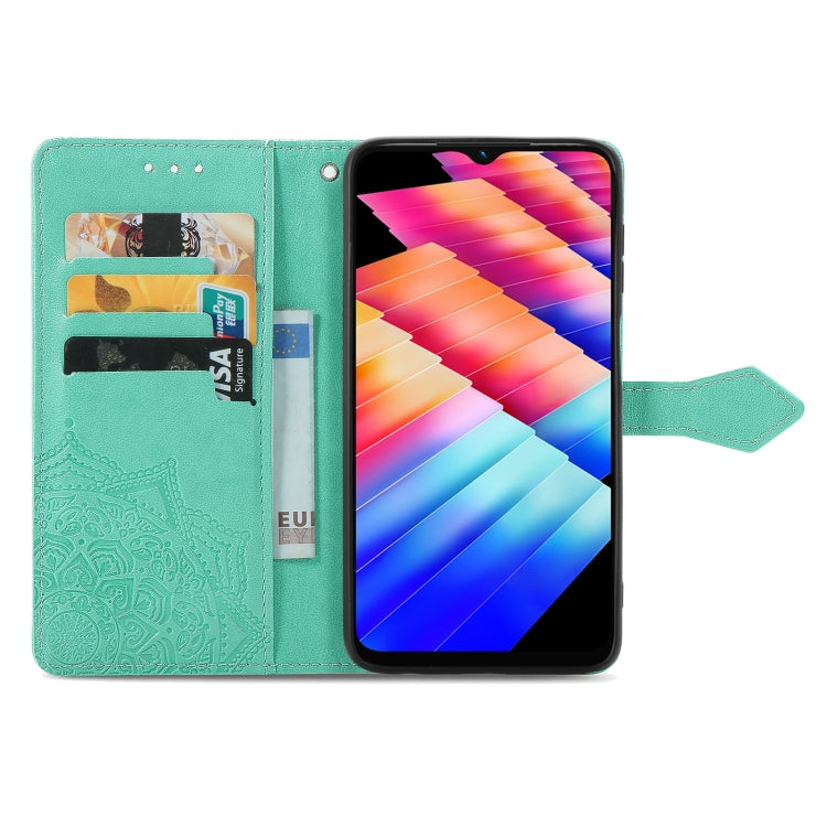 For Infinix Hot 30i Mandala Flower Embossed Leather Phone Case