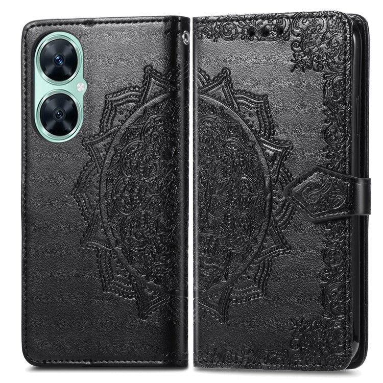 For Huawei Enjoy 60 Pro / nova 11i Mandala Flower Embossed Leather Phone Case