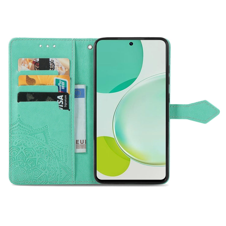 For Huawei Enjoy 60 Pro / nova 11i Mandala Flower Embossed Leather Phone Case