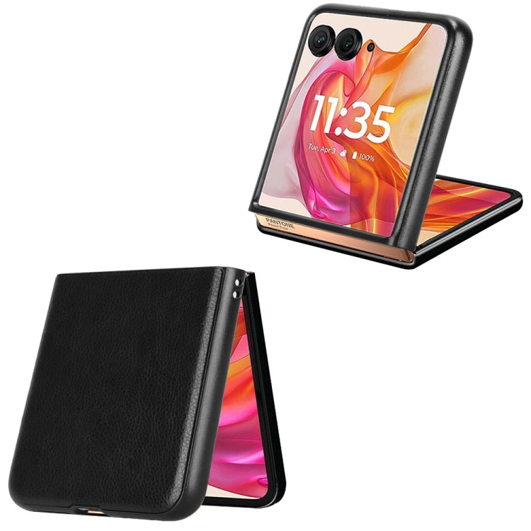 For Motorola Razr 50 Ultra Litchi Texture Back Cover Phone Case
