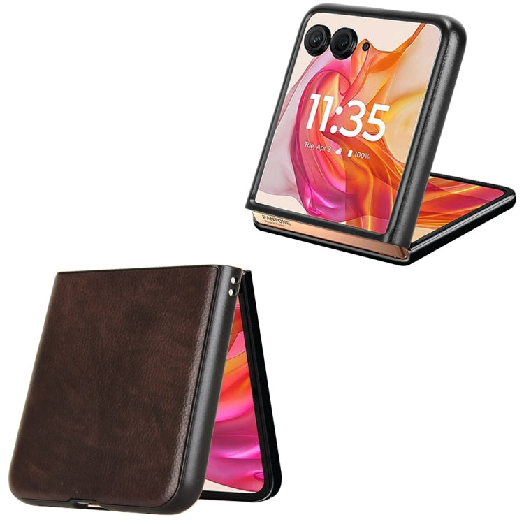 For Motorola Razr 50 Ultra Litchi Texture Back Cover Phone Case