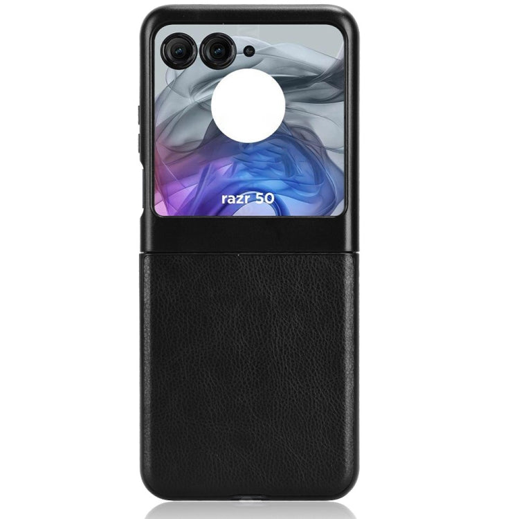 For Motorola Razr 50 Litchi Texture Back Cover Phone Case