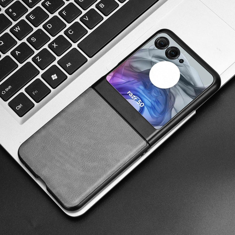 For Motorola Razr 50 Litchi Texture Back Cover Phone Case
