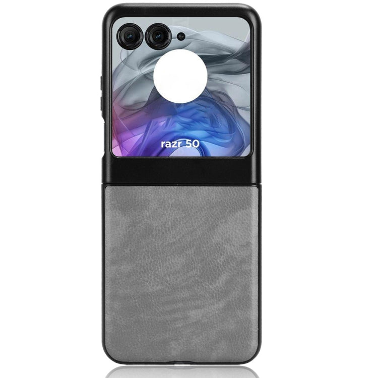 For Motorola Razr 50 Litchi Texture Back Cover Phone Case