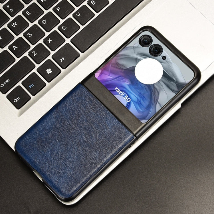 For Motorola Razr 50 Litchi Texture Back Cover Phone Case