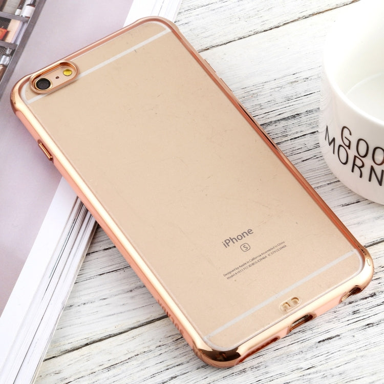For iPhone 6 Plus / 6s Plus SULADA Colorful Edge Series Shockproof TPU + Electroplated Edge Protective Case
