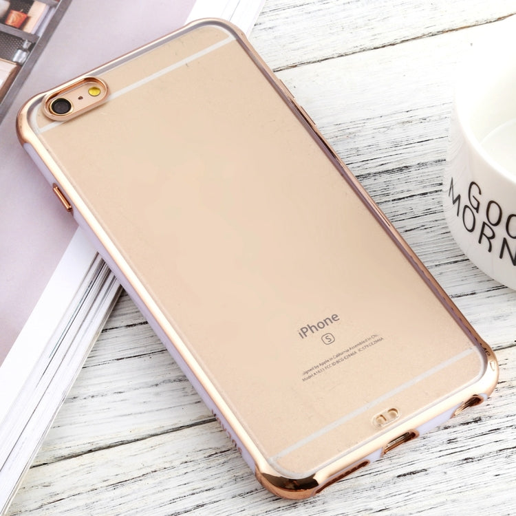 For iPhone 6 Plus / 6s Plus SULADA Colorful Edge Series Shockproof TPU + Electroplated Edge Protective Case