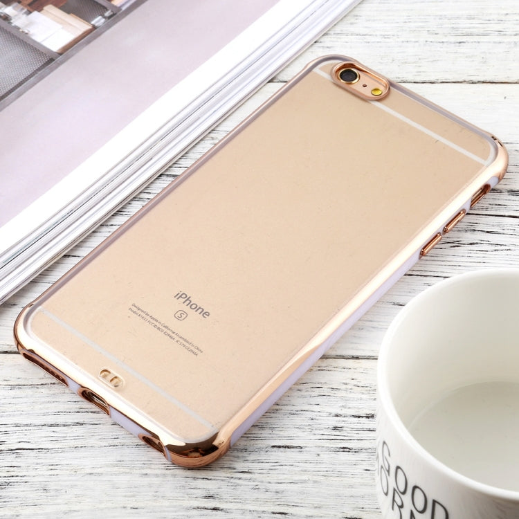 For iPhone 6 Plus / 6s Plus SULADA Colorful Edge Series Shockproof TPU + Electroplated Edge Protective Case