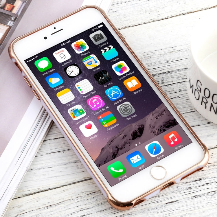 For iPhone 6 Plus / 6s Plus SULADA Colorful Edge Series Shockproof TPU + Electroplated Edge Protective Case