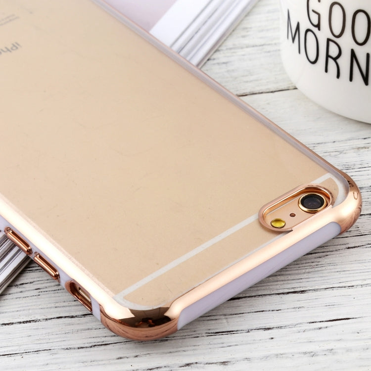 For iPhone 6 Plus / 6s Plus SULADA Colorful Edge Series Shockproof TPU + Electroplated Edge Protective Case