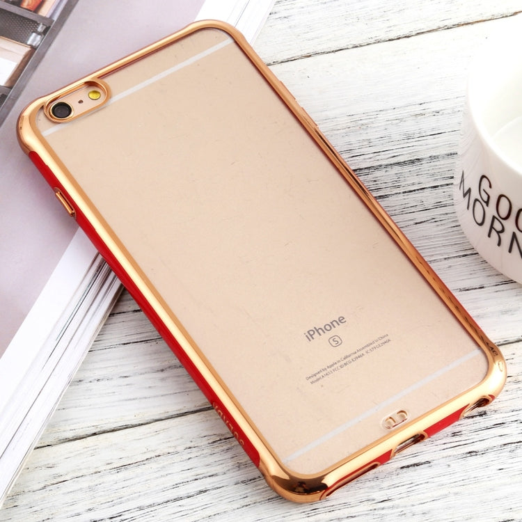 For iPhone 6 Plus / 6s Plus SULADA Colorful Edge Series Shockproof TPU + Electroplated Edge Protective Case