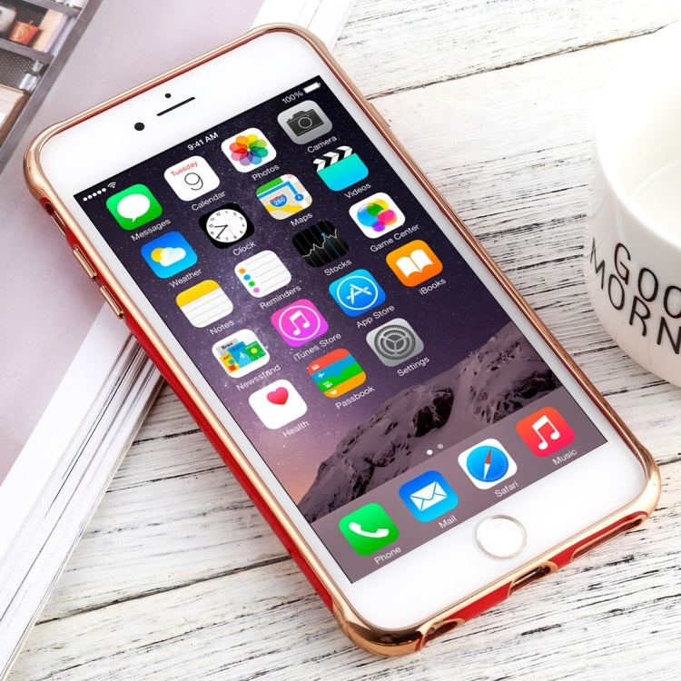 For iPhone 6 Plus / 6s Plus SULADA Colorful Edge Series Shockproof TPU + Electroplated Edge Protective Case