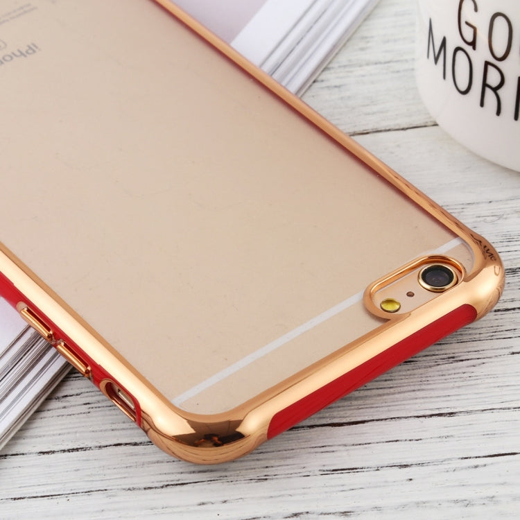 For iPhone 6 Plus / 6s Plus SULADA Colorful Edge Series Shockproof TPU + Electroplated Edge Protective Case
