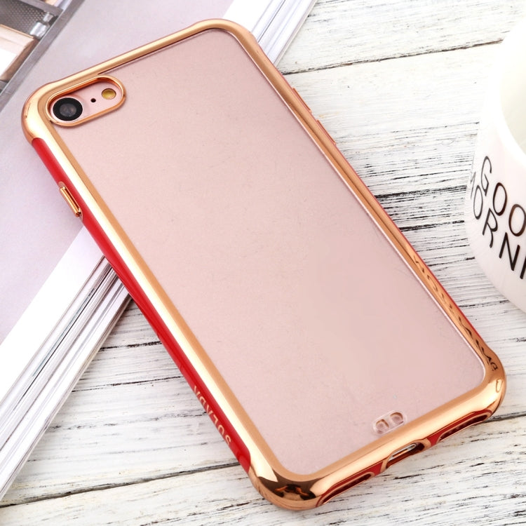For iPhone 8 / 7 SULADA Colorful Edge Series Shockproof TPU + Electroplated Edge Protective Case