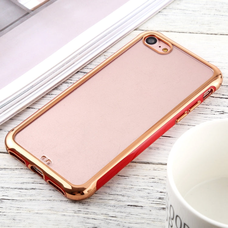 For iPhone 8 / 7 SULADA Colorful Edge Series Shockproof TPU + Electroplated Edge Protective Case