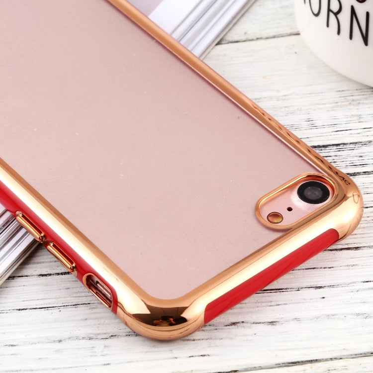For iPhone 8 / 7 SULADA Colorful Edge Series Shockproof TPU + Electroplated Edge Protective Case