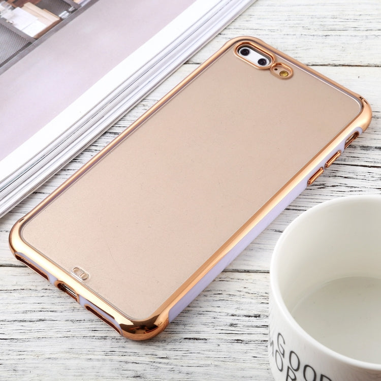 For iPhone 7 Plus / 8 Plus SULADA Colorful Edge Series Shockproof TPU + Electroplated Edge Protective Case