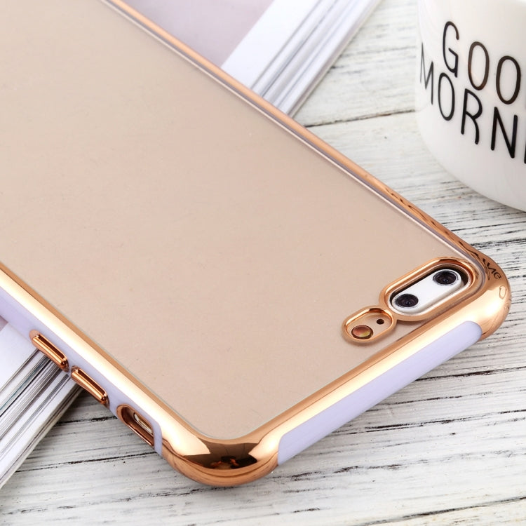 For iPhone 7 Plus / 8 Plus SULADA Colorful Edge Series Shockproof TPU + Electroplated Edge Protective Case