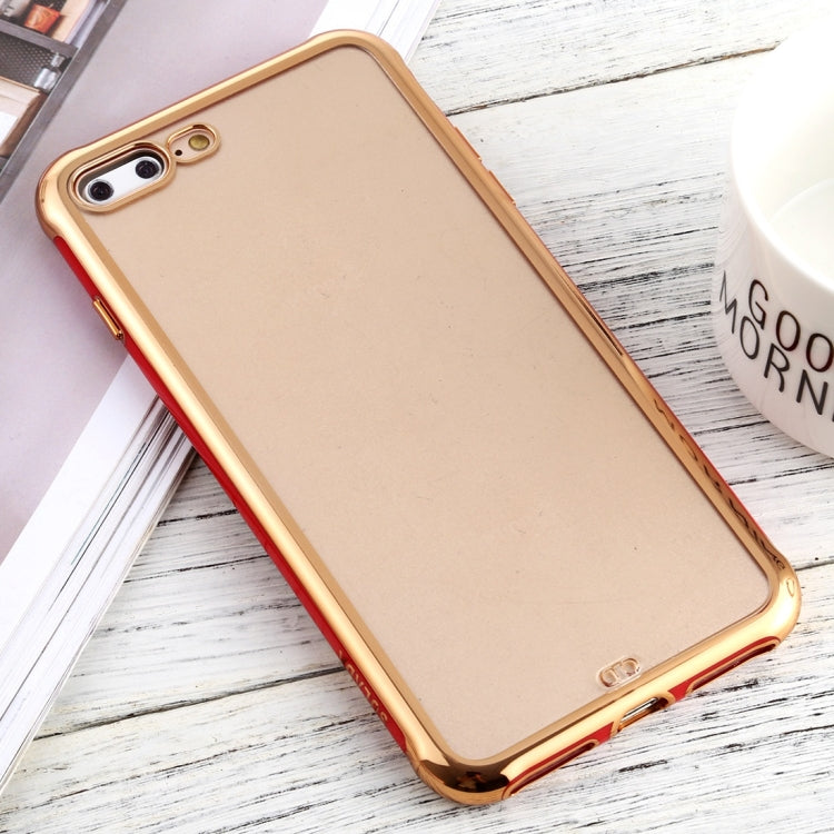 For iPhone 7 Plus / 8 Plus SULADA Colorful Edge Series Shockproof TPU + Electroplated Edge Protective Case