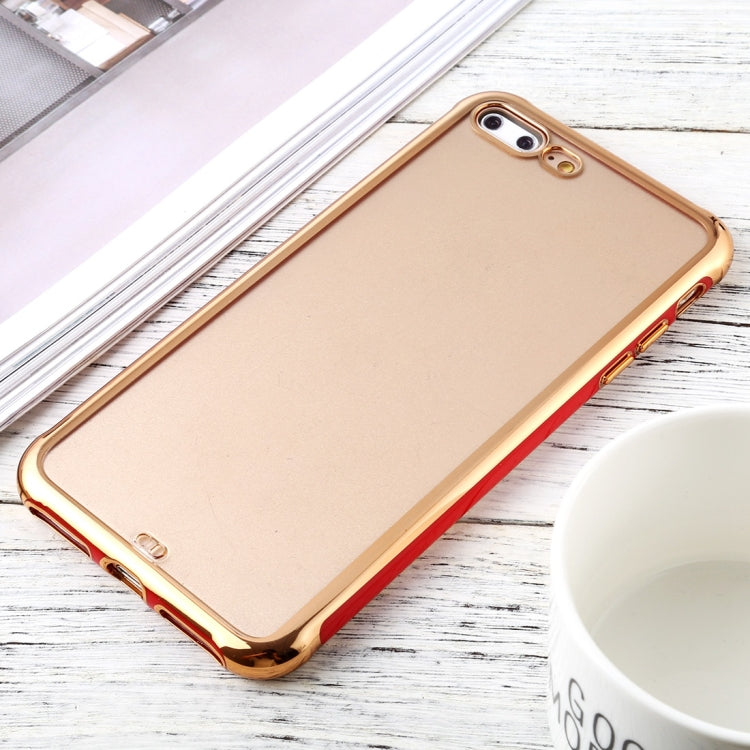 For iPhone 7 Plus / 8 Plus SULADA Colorful Edge Series Shockproof TPU + Electroplated Edge Protective Case