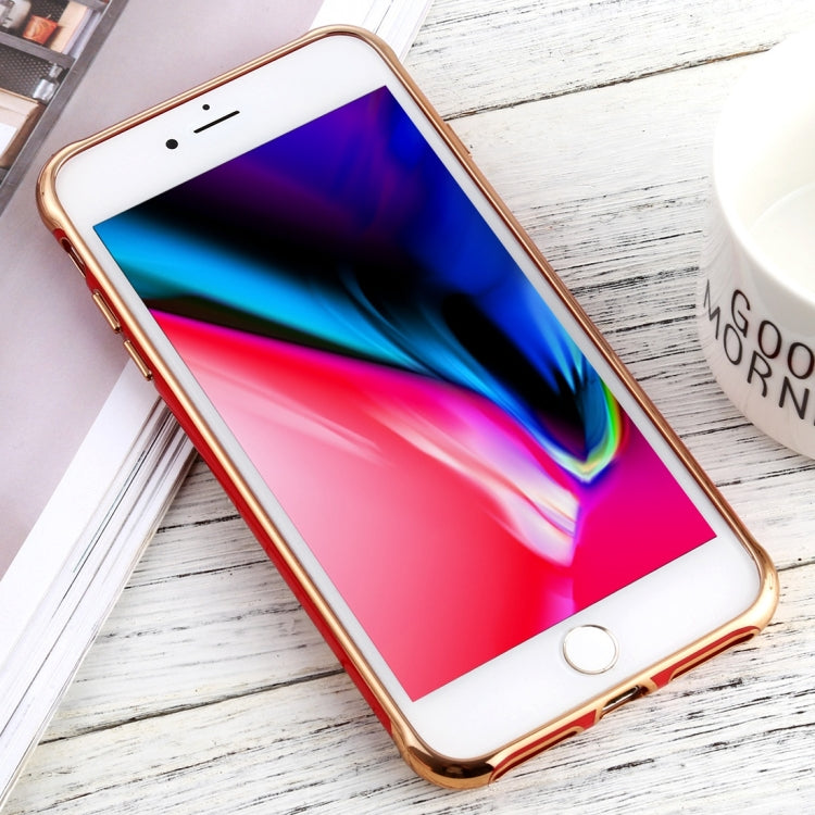 For iPhone 7 Plus / 8 Plus SULADA Colorful Edge Series Shockproof TPU + Electroplated Edge Protective Case