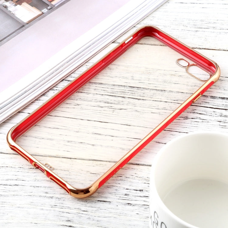 For iPhone 7 Plus / 8 Plus SULADA Colorful Edge Series Shockproof TPU + Electroplated Edge Protective Case