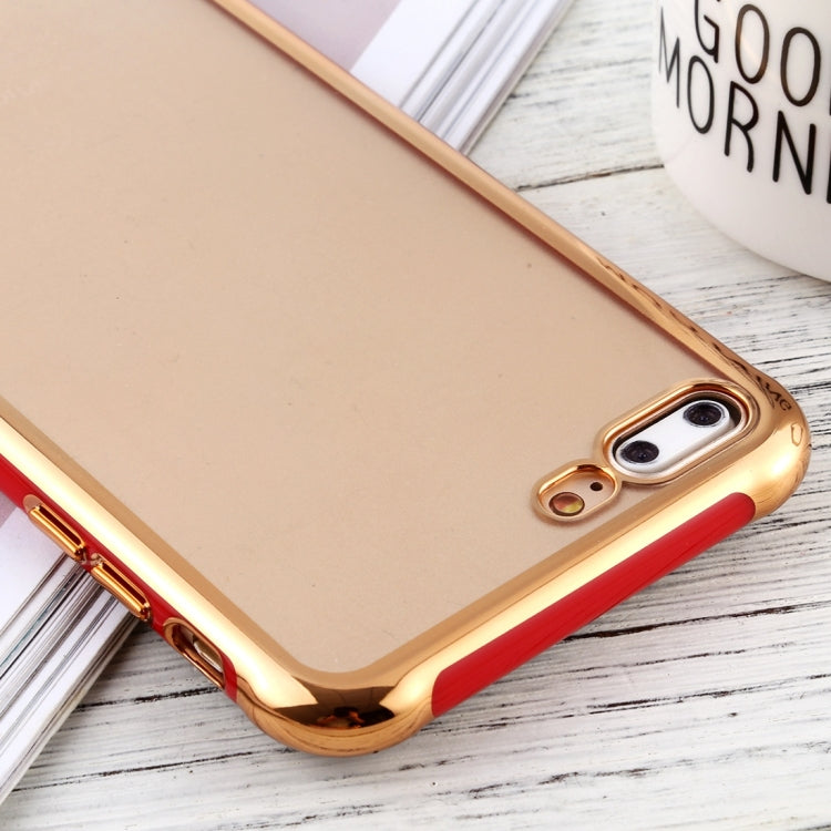 For iPhone 7 Plus / 8 Plus SULADA Colorful Edge Series Shockproof TPU + Electroplated Edge Protective Case
