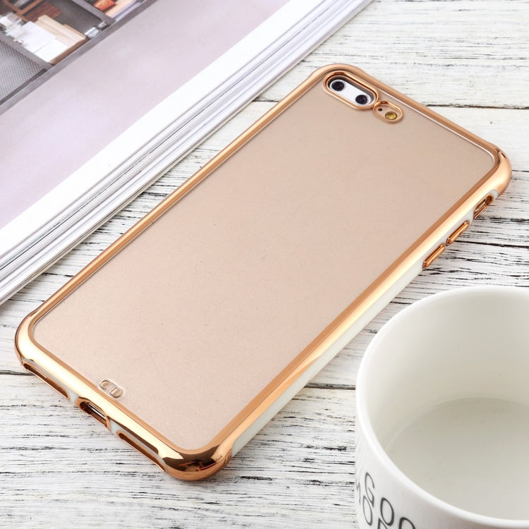 For iPhone 7 Plus / 8 Plus SULADA Colorful Edge Series Shockproof TPU + Electroplated Edge Protective Case