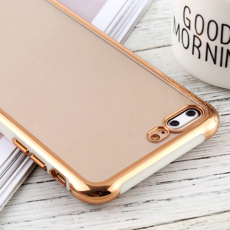 For iPhone 7 Plus / 8 Plus SULADA Colorful Edge Series Shockproof TPU + Electroplated Edge Protective Case
