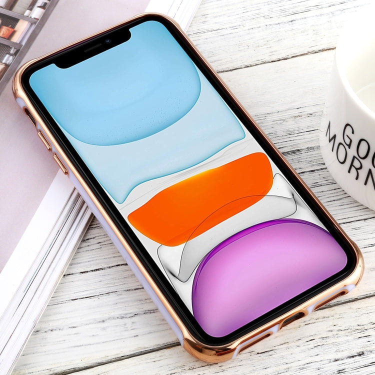 For iPhone 11 SULADA Colorful Edge Series Shockproof TPU + Electroplated Edge Protective Case