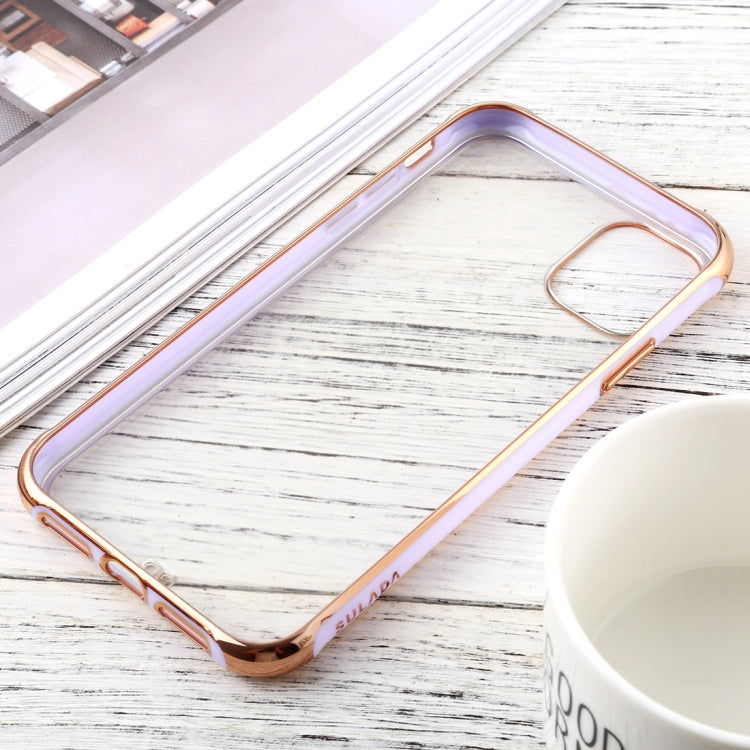 For iPhone 11 SULADA Colorful Edge Series Shockproof TPU + Electroplated Edge Protective Case