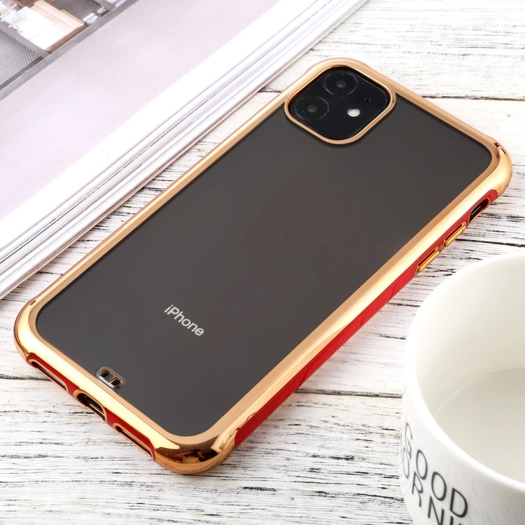 For iPhone 11 SULADA Colorful Edge Series Shockproof TPU + Electroplated Edge Protective Case
