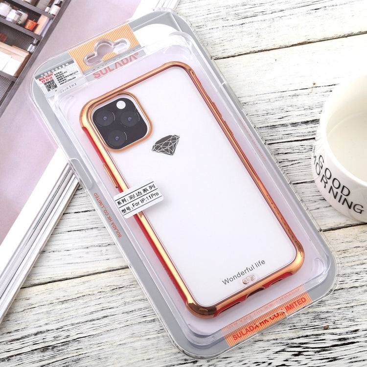 For iPhone 11 Pro SULADA Colorful Edge Series Shockproof TPU + Electroplated Edge Protective Case
