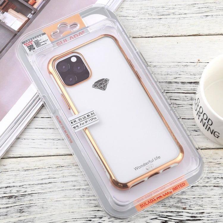 For iPhone 11 Pro SULADA Colorful Edge Series Shockproof TPU + Electroplated Edge Protective Case