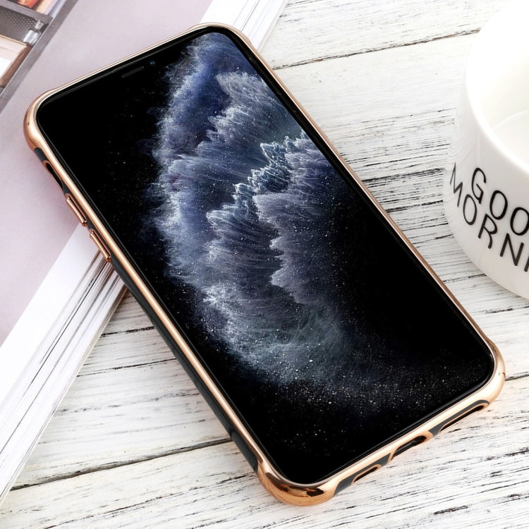 For iPhone 11 Pro Max SULADA Colorful Edge Series Shockproof TPU + Electroplated Edge Protective Case