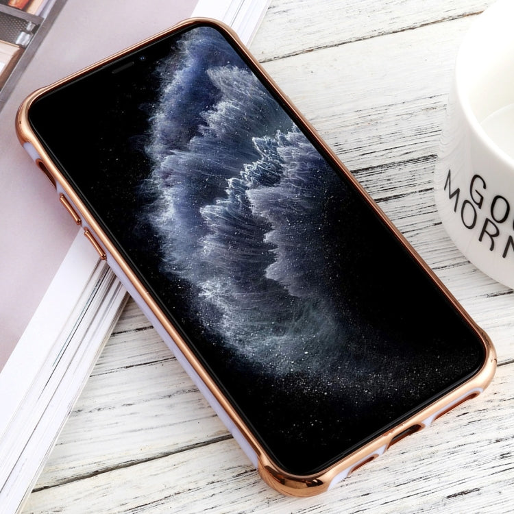 For iPhone 11 Pro Max SULADA Colorful Edge Series Shockproof TPU + Electroplated Edge Protective Case