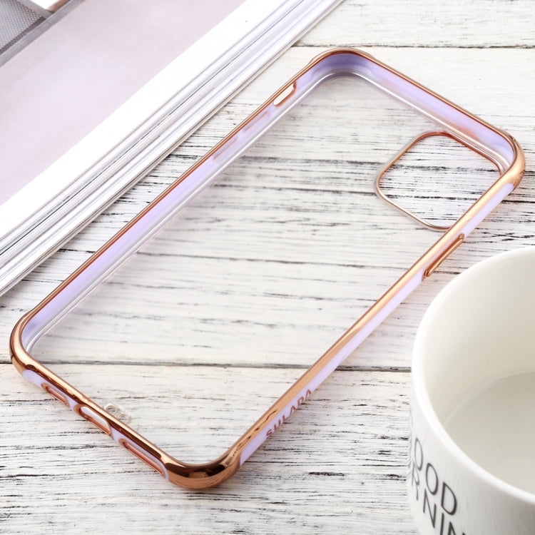 For iPhone 11 Pro Max SULADA Colorful Edge Series Shockproof TPU + Electroplated Edge Protective Case