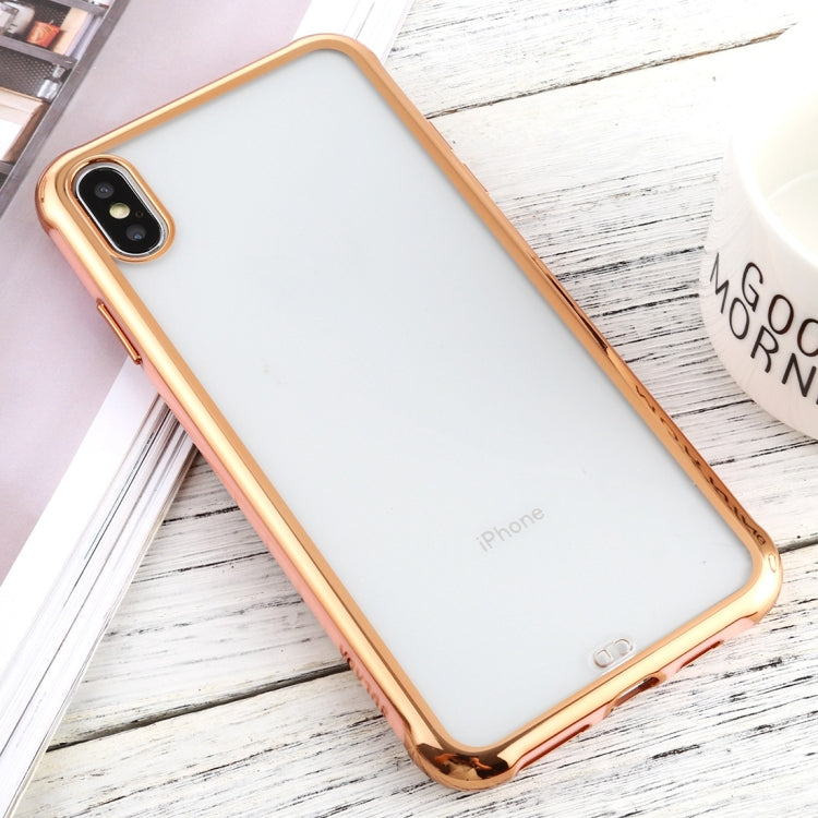 For iPhone X / XS SULADA Colorful Edge Series Shockproof TPU + Electroplated Edge Protective Case